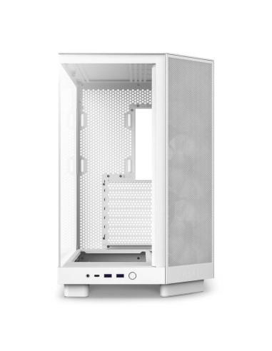 Caja Pc Nzxt H6 Flow Rgb Cc-h61fw-r1 (blanco, Vidrio Templado)