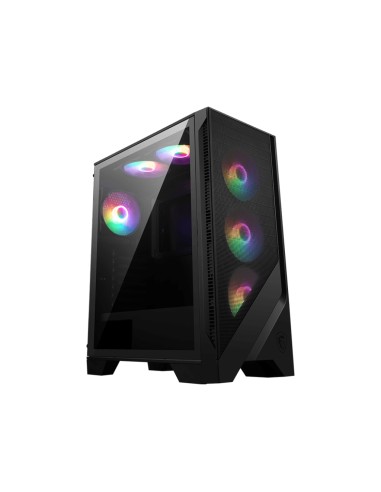 Caja Pc Msi Mag Forge 120a Airflow  Midi Tower Negro, Transparente