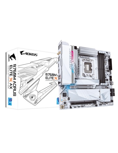 Placa Base Gigabyte B760m A Elite X Ax Lga1700 4xddr5 4xsata 2xm.2