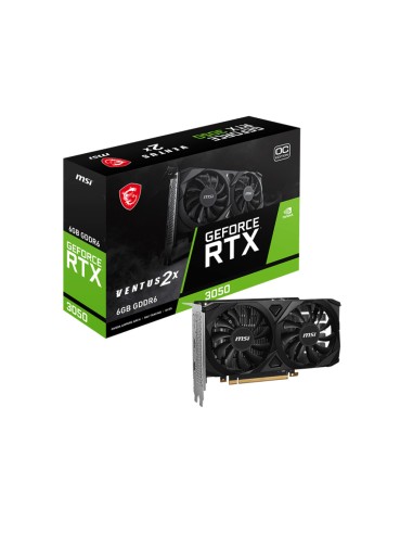 Tarjeta Grafica Msi Rtx Geforce 3050 Ventus 2x 6gb Oc