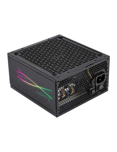 Fuente De Alimentación Aerocool Luxpro Rgb650m 650w Ventilador 14cm 80 Plus Bronze