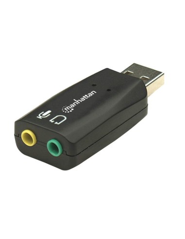 Manhattan Adaptador De Audio 3-d Usb De Alta Velocidad