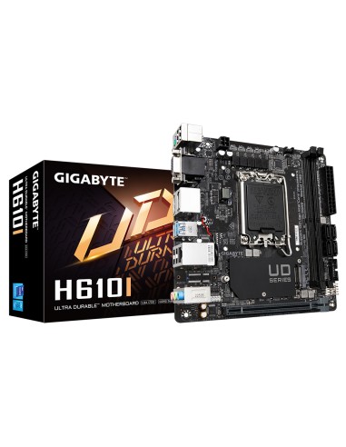 Placa Base H610i Mini-itx Gigabyte Lga1700/ H610/ Ddr5/ 1xhdmi, 1xd-sub, 2xdp/ Mini-itx