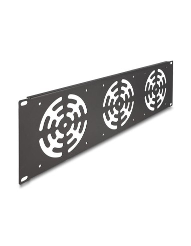 Delock 66747 Cubierta De Rack De 19" Para 3 Ventiladores De 120 X 120 Mm 3u Gris Oscuro