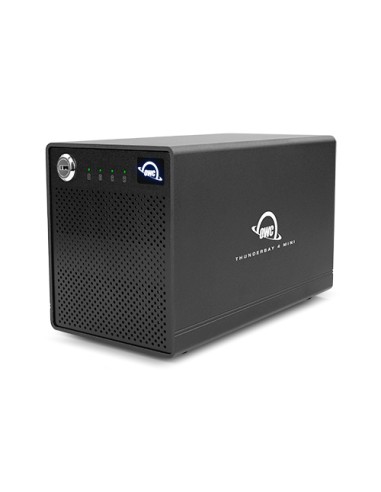 Owc Thunderbay 4 Mini, Caja Para Unidades (negro, Gabinete Thunderbolt 3 Para Hdd/ssd De 4 Unidades De Calidad Profesional)