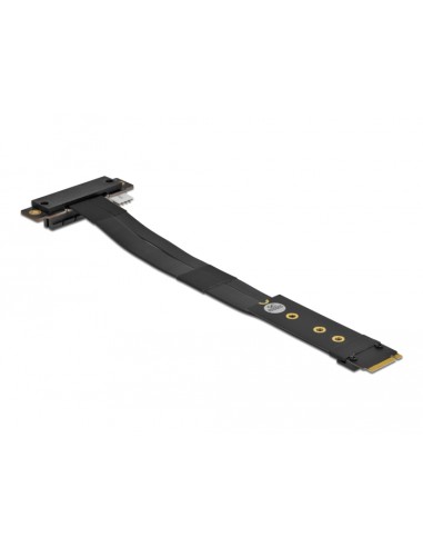 Delock 64132 Adaptador M.2 Clave M A Pcie X4 Nvme En ángulo Con Cable De 20 Cm