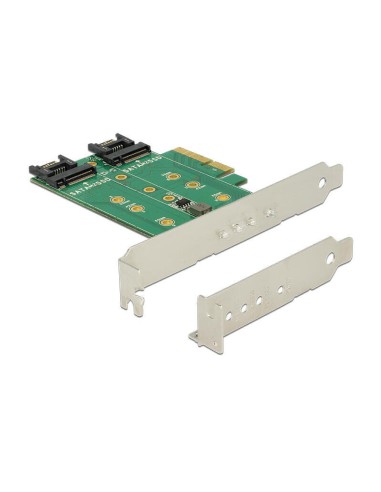 Delock 89518 Tarjeta Pci Express   3 X Ranura M.2 - Factor De Forma De Perfil Bajo