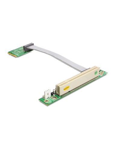 Delock 41359 Tarjeta Elevadora Mini Pci Express   1 X Pci Con Cable Flexible 13 Cm Inserción Izquierda