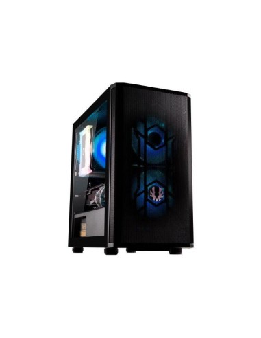 Caja Microatx Nova Mesh Se A-rgb Black Bitfenix Int:2x3.5,3+1x2.5/ 2xusb3.0/audio In/out/ 2 Ventiladores Preinstalados/ Crist...