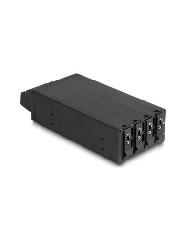 Delock 47126 Estante Móvil De Bahía Delgada Para 4 X Ssd M.2 Nvme Con Conector Slim Sas Sff-8654 Delgado