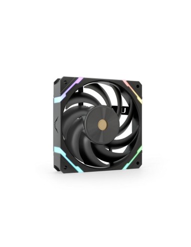 Ventilador  Valkyrie X12r Argb 120, De Caja Negro Vk-fanx12rb