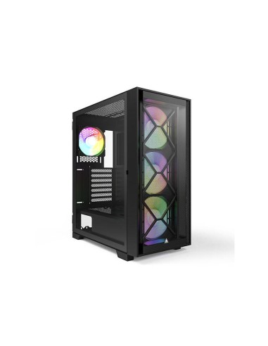 Caja Pc Montech Air 1000 Premium, Midi-tower, Temperojo Glass, - Negro