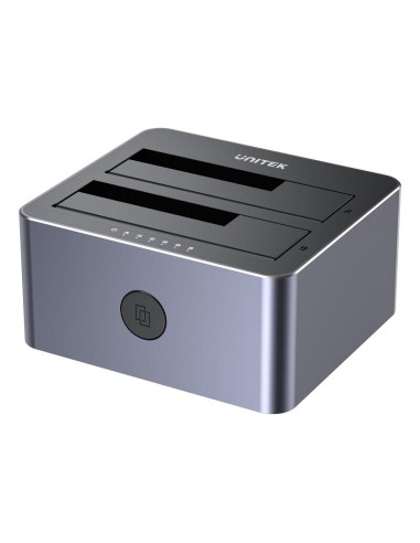 Unitek Y-3026gy01-eu Base De Conexión Para Disco Duro Usb 3.2 Gen 1 (3.1 Gen 1) Type-b Gris