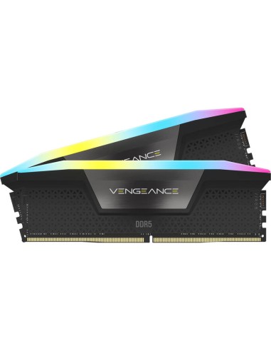 Memoria Kit Ddr5 16gb(2x8gb) Pc5-41600 5200mhz Corsair Vengeance Rgb Black Cl40