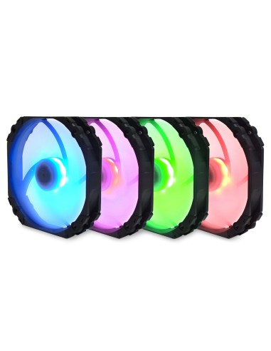 Ventilador Scythe Kaze Flex 140 Rgb Negro