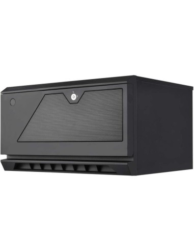 Silverstone Sst-cs381 V1.1 Caja Atx Midi Tower Negro, Admite Disco Duro Hot Swap De 8 X 3,5 O 2,5 ", Puerta Frontal Con Cerra...