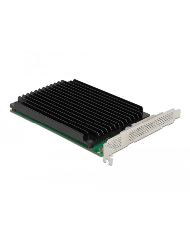 Tarjeta Delock Pci Express X16 A 4 X Nvme M.2 Key M Interno Con Disipador De Calor