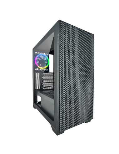 Caja Pc Azza Hive 450 Gaming Miditower Negro Rgb Retail