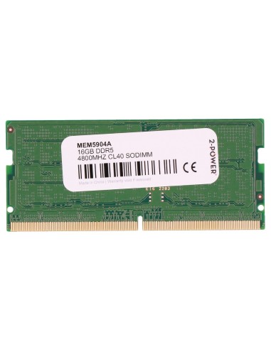 2-power Memoria Sodimm 16gb Ddr5 4800mhz Cl40 Sodimm Mem5904a