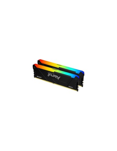 Memoria Kingston Fury Beast Rgb 32gb 2x16gb 3733mhz Ddr4 Cl19 Kf437c19bb12ak2/32