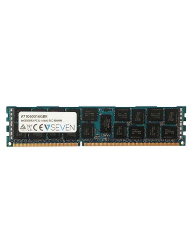 Memoria V7 Ddr3 16gb Pc3-10600 - 1333mhz Server Ecc Reg Server Módulo De Memoria - V71060016gbr, 16 Gb, 1 X 16 Gb, Ddr3, 133...