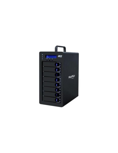 Highpoint Rocketstor 6438ts Torre Raid Sas/sata Externa, Caja De Unidad Negra, 8 Bahías Rs6438ts