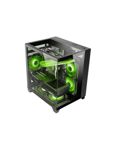 Caja Semitorre Atx Mc-3cm Negro Mars Gaming Bahías Int:2x3'5,2x2'5/ 1xusb3.0/2xusb2.0/ Audio In/out/ Sistema De Gestión D...