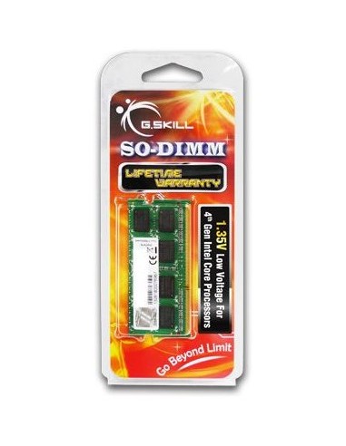 Memoria Ram G.skill So-dimm Ddr3l 1600 Pc3-12800 4gb Cl11