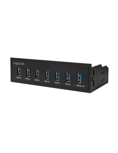 Logilink Usb Hub 3.0, 7 Puertos 5,25" Interno