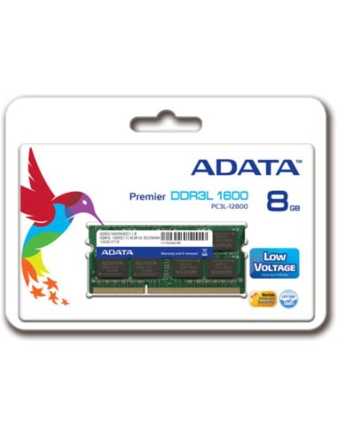 Memoria Ram Adata Sodimm Ddr3l 8gb 1600mhz Cl11 , 1.35v