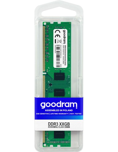 Memoria Ram Goodram Ddr3 4gb Pc1333 Cl9 Gr1333d364l9s/4g