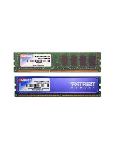 Memoria Ram Patriot Ddr3 Sl 4gb 1333mhz Udimm 1x4gb