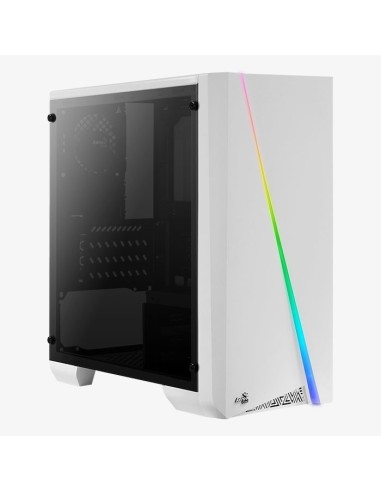 Caja Pc Aerocool White Semitorre Cylonminiw Blanca 1*usb 3.0/1*usb 2.0 Audio+micro Hd Microatx/mini Atx