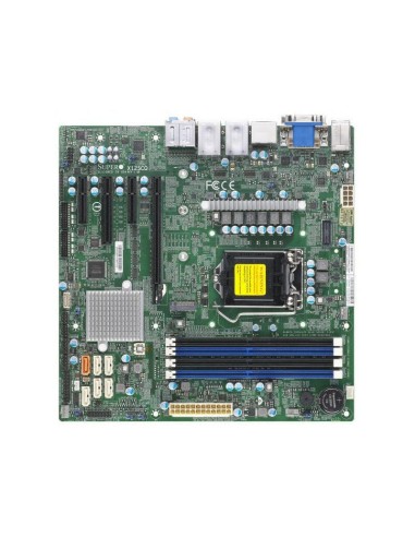 Placa Base Supermicro Motherboard X12scq Comet Lake-s Q470 Lga1200 Ddr4 Micro Atx