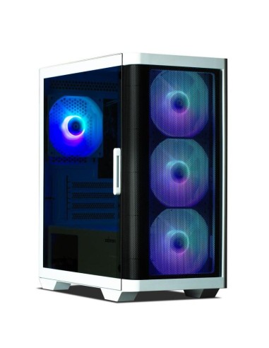 Caja Pc Zalman M4 White Matx Mini Tower 4 Fans Argb