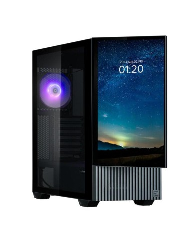 Caja Pc Zalman Z10ds Black Atx Mid Tower Argb Fan