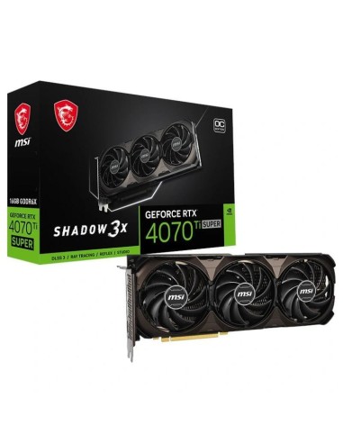 Tarjeta Grafica Msi Vga Nvidia Rtx 4070 Ti Super 16gb Shadow 3x Oc