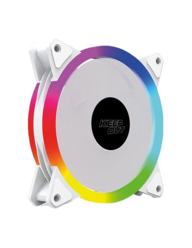 Ventilador Auxiliar Xfc-120sr Argb Blanco Keepout 120mm/ Argb/ Blanco