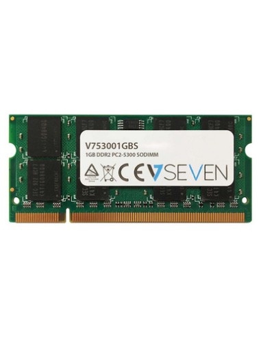 Memoria Ram V7 Ddr2 Sodimm 1gb 667mhz Cl5 Non Ecc So Dimm Pc2-5300 1.8v Leg