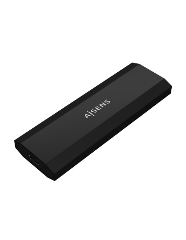 Aisens Caja Externa Para Disco Ssd M.2 Sata Nvme Usb 3.1 Sin Tornillos Asm2-017b