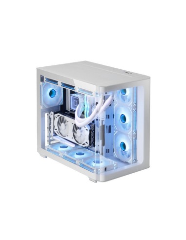 Caja Semitorre Atx Mc-fusion Argb Blanco Mars Gaming Bahías Int.:2x3'5,3x2'5/1xusb3.0/2xusb2.0/ Audio In/out