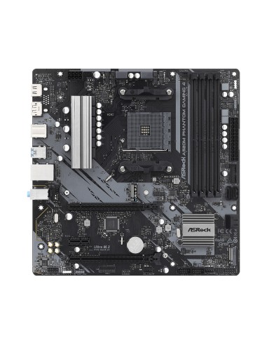 Placa Base A520m Phantom Gaming 4 Am4 Matxcpnt Snd+gln+u3.2+m2 Sata 6gb/s Ddr4