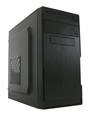 Caja Pc Lc-power 2014mb, Midi Tower, Pc, Metal, Negro, Micro Atx,mini-itx, 13,5 Cm