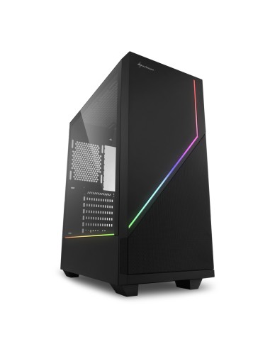 Caja Atx Sharkoon Rgb Flow 2xusb3.0 Sin Fuente