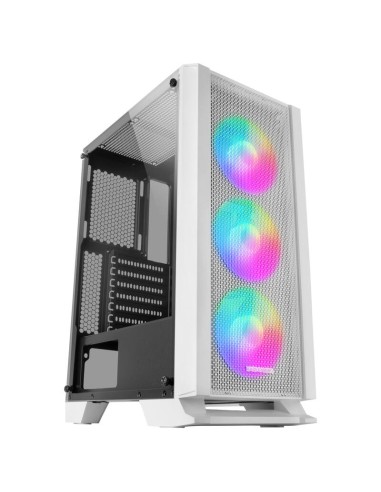 Caja Pc Marsgaming Atx Mcc Frgb Blanco