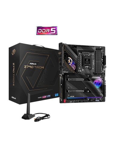 Placa Base Asrock 1700 Z790 Taichi E-atx 4xddr5 8xsata6 1xusb-c 2xusb 3.2 2xusb 2.0