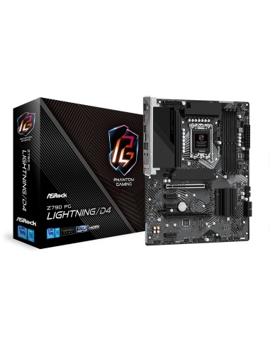 Placa Base Asrock 1700 Z790 Pg Lightning/d4 Atx 4xddr4 8xsata6 1xusb-c 2xusb 3.2 2xusb 2.0