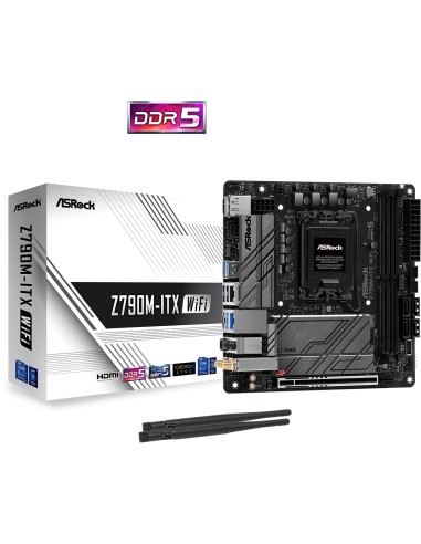 Placa Base Asrock Z790m Itx Wifi Socket 1700 Mitx Ddr5 1xhdi 1xdp