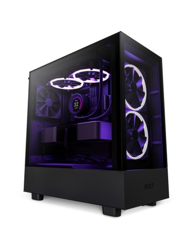 Caja Pc Nzxt H5 Elite All Black Miditower Glasfenster Cc-h51eb-01 Retail