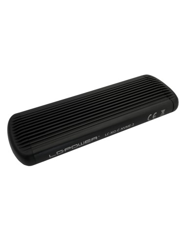 Caja Externa Lc-power Lc-m2-c-nvme-2 M.2 Nvme Usb 3.2 Gen.2x1, Negro